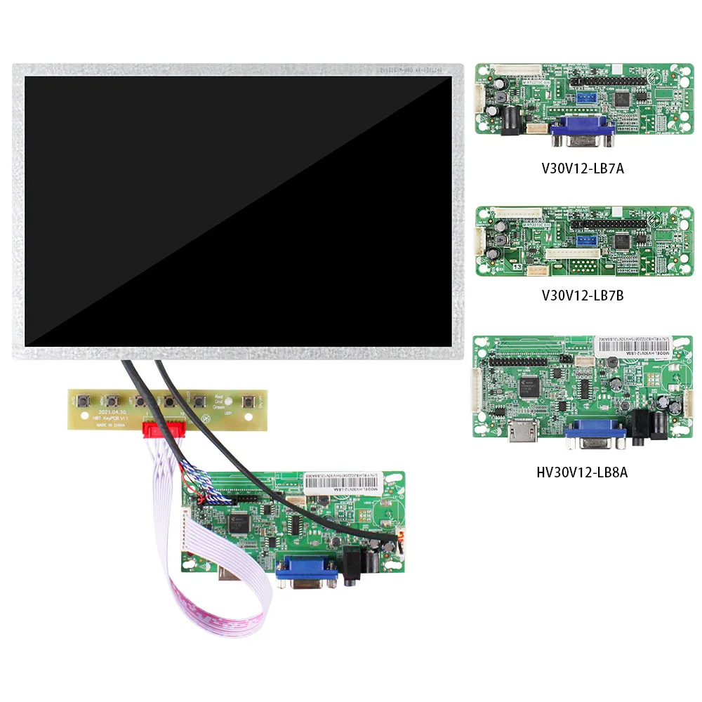 Original 1280x800 IPS 10.1 Inch touvhscreen HDMI board LVDS 20P EV101WXM-N80 Industrial Monitor Adswork Panel TFT-LCD