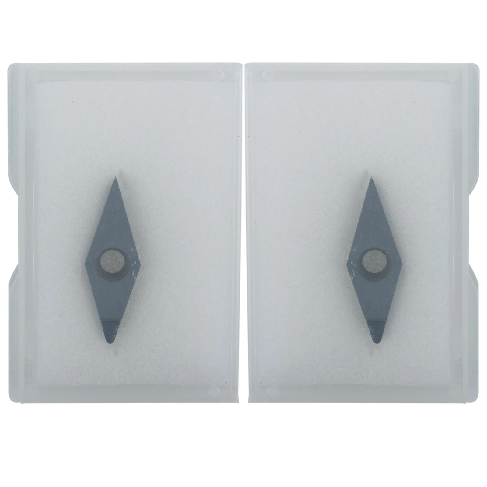 

Лезвия VCGT160408 PCD, 2 шт., карбидные алмазные Индексируемые вставки, поликристаллический держатель инструментов, используемый для алюминия