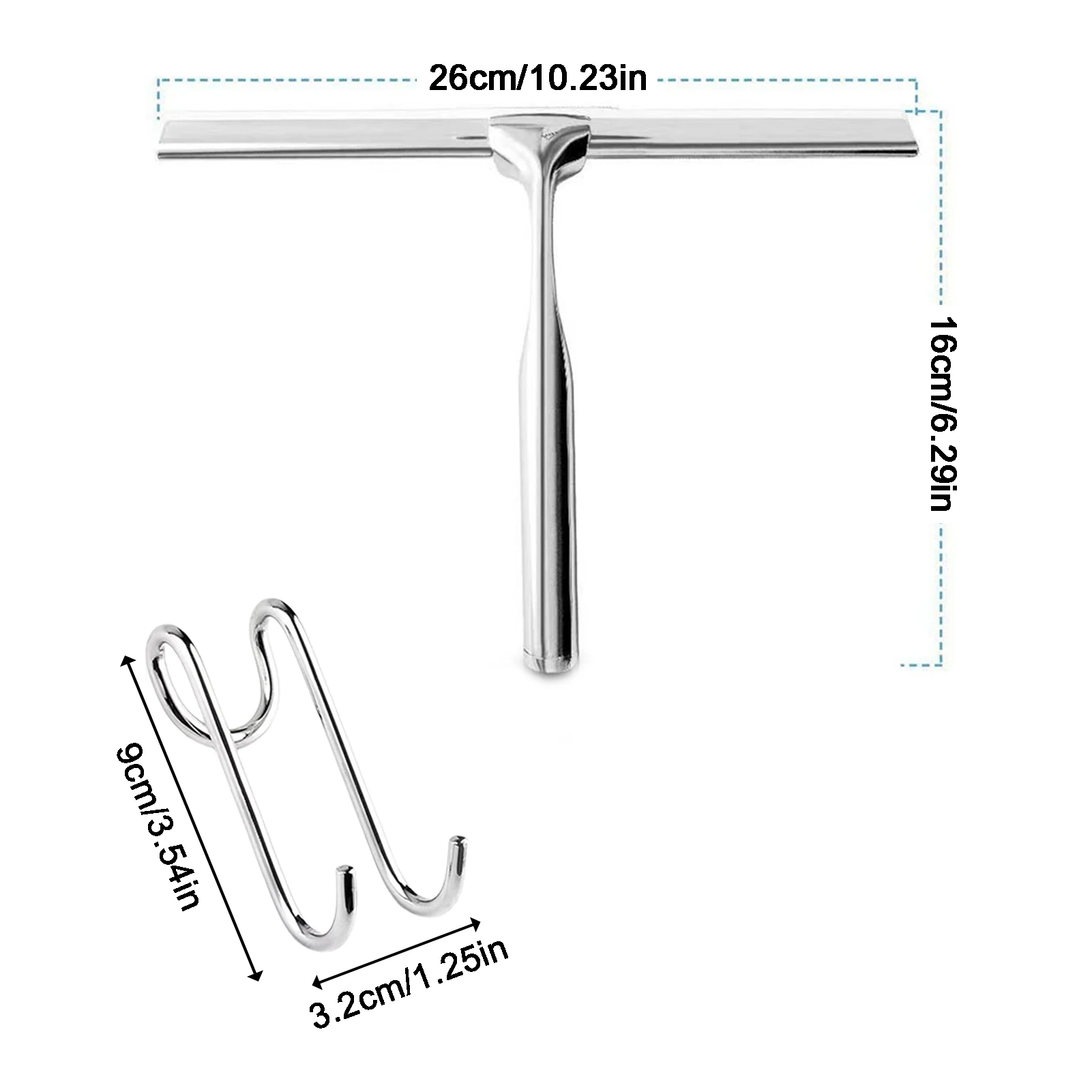 Shower Squeegee Glass Clean Scraper Washing Wiper With Hook Floor Window Cleaning Household Window Glass Wiper Scraper window cleaning squeegee window cleaning tool cleaning scraper glass scraper glass window scraper cleaning squeegee shower squeegee scraper tool scraper cleaner