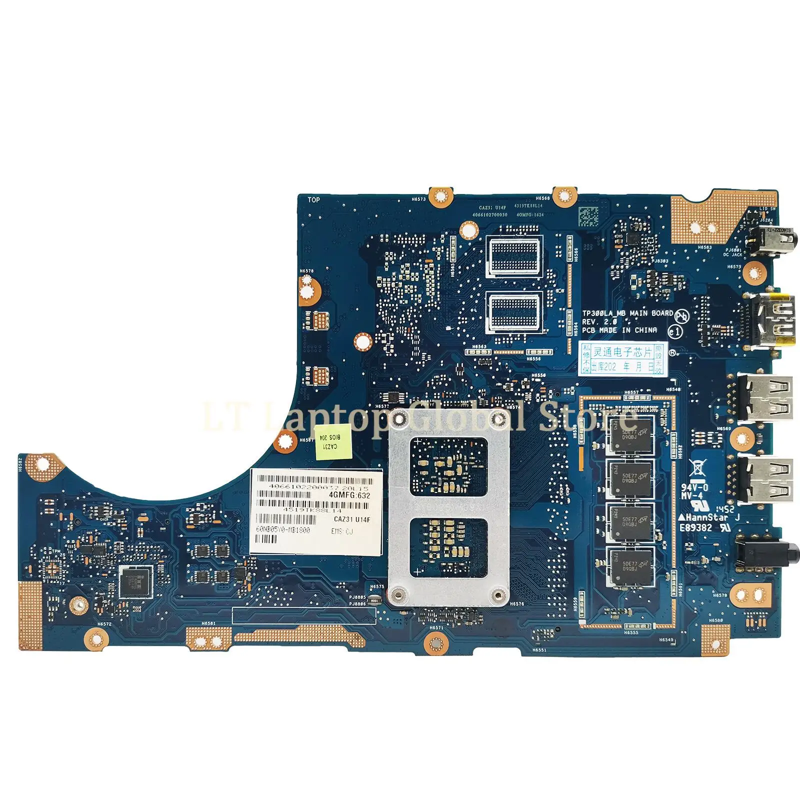 Placa-mãe do Portátil para Asus Tp300la Tp300l Tp300ld Tp300lj Q302l Q302la i3 i5 i7 4o Processador Central da Geração 4gb Ram Uma Gt820m - Imagem 4