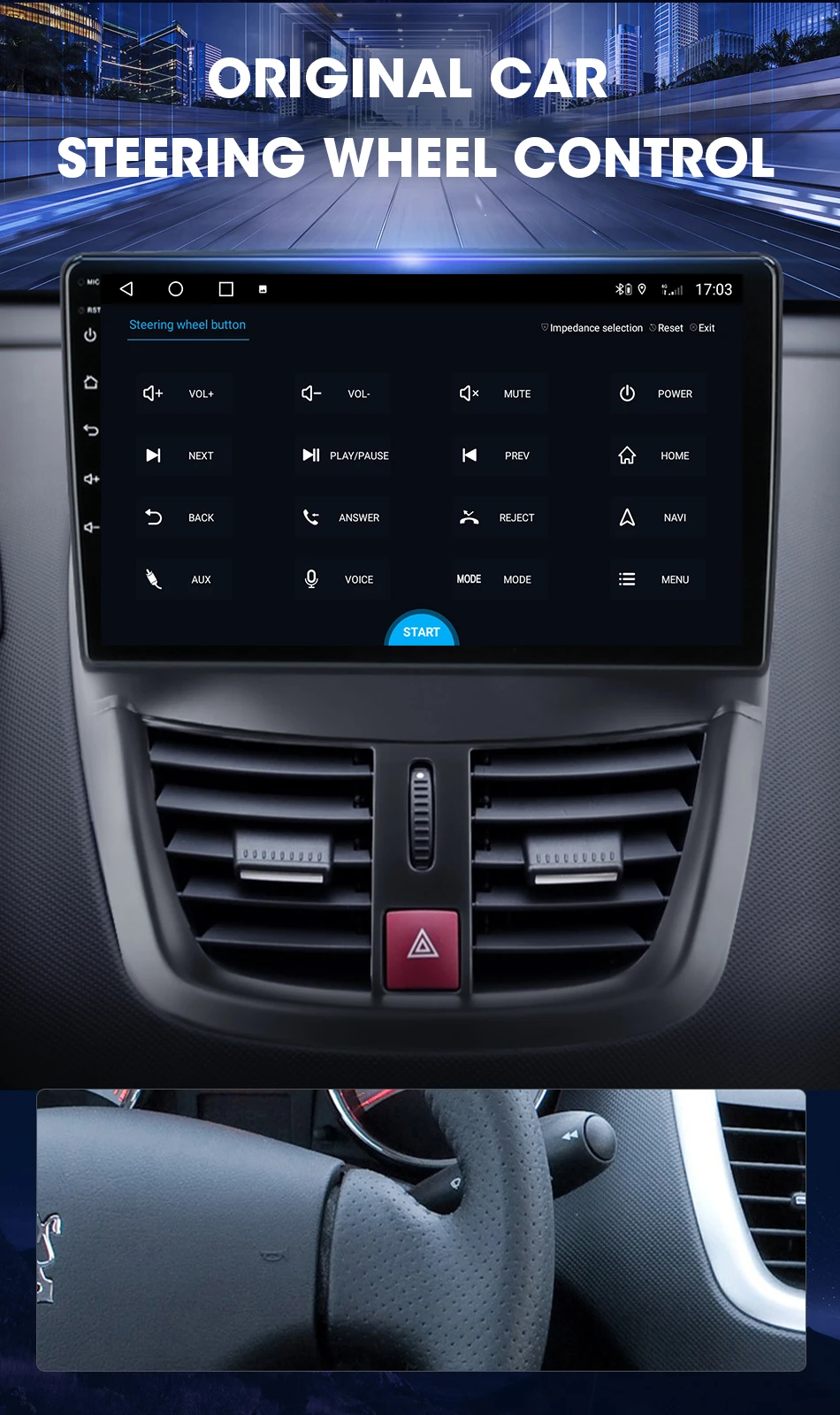 Srnubi Autoradio Für Peugeot 207 2006-2015 CC SW Drahtlose CarPlay Auto 2Din Multimedia Player GPS 4G Bluetooth kopf Einheit Stereo – Detail 7