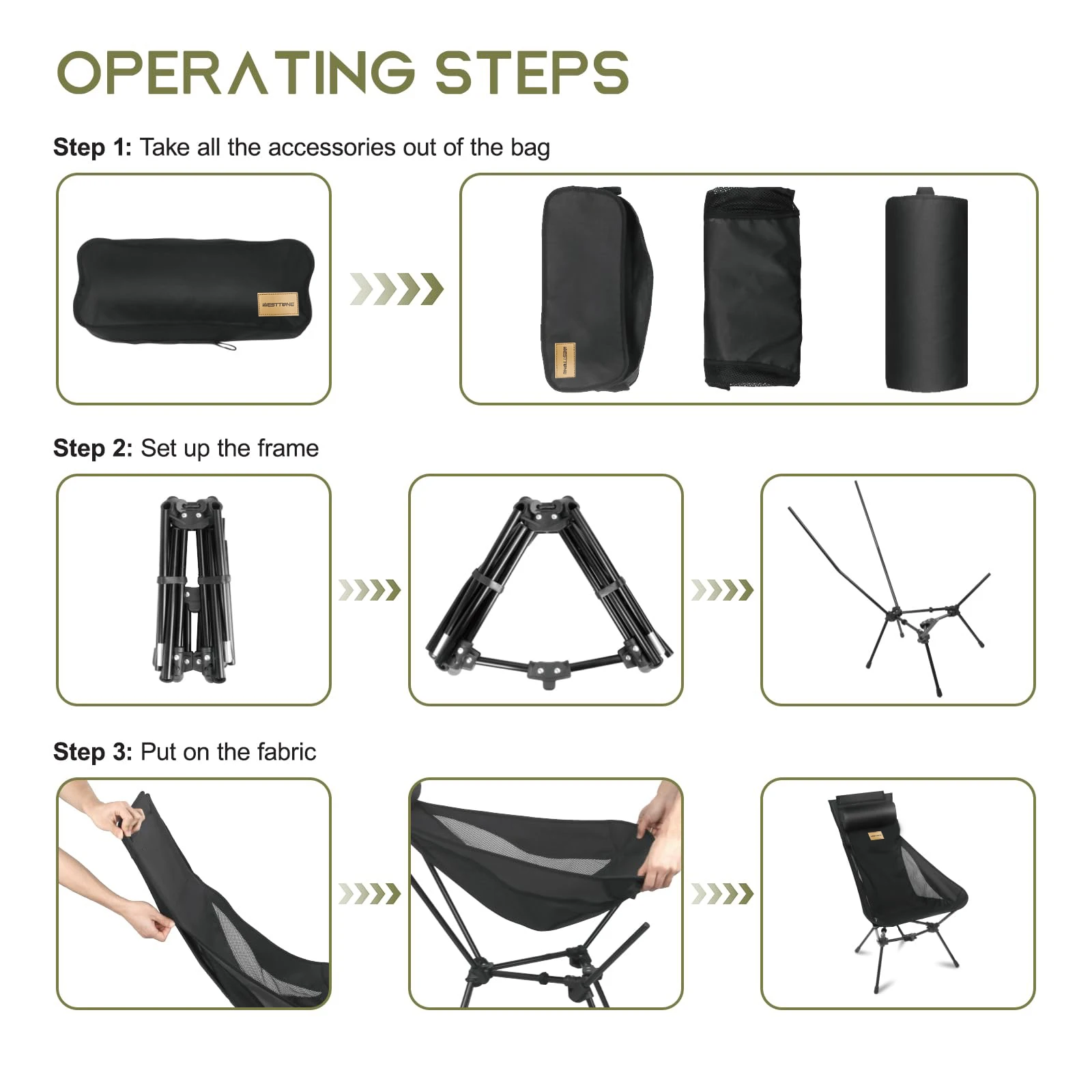 WESTTUNE Camping Chair 5