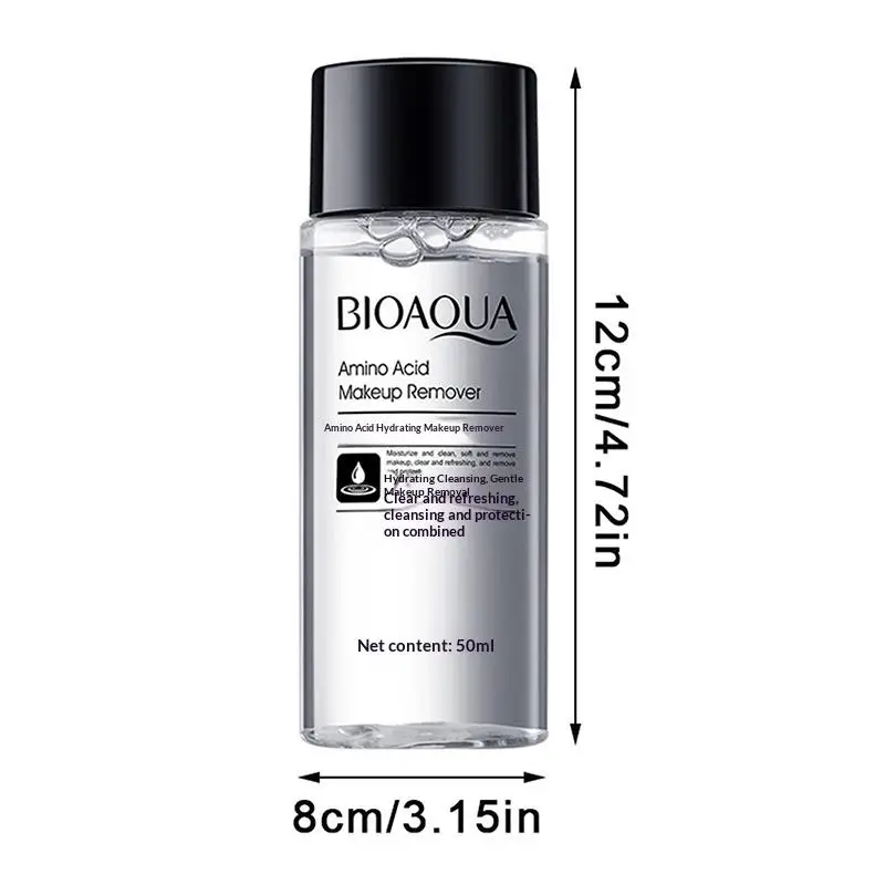 Bioaqua Makeup Remover 50ML Easy To Use Facial Cleansing Liquid Water Lip Eye Gentle Skin Care Travel Remover Face Refreshing S57aaed23a64341918fd4c2a3749e535bn