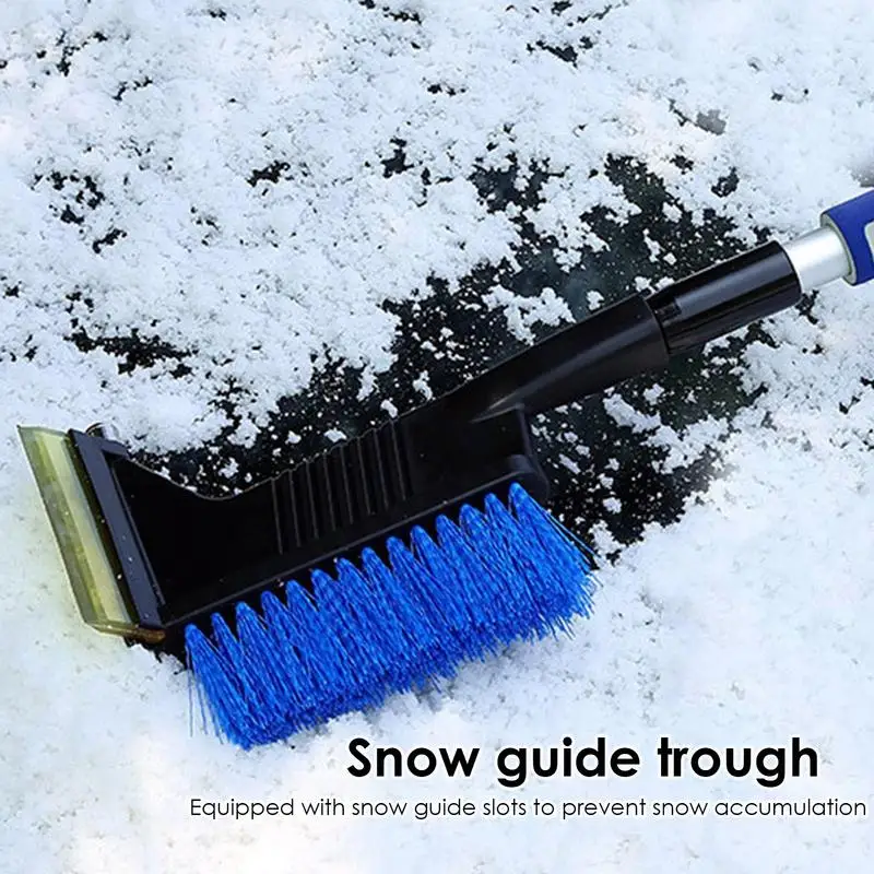 Pelle à neige universelle pour voiture, brosse, conception innovante, livres de pare-brise durables, outil de grattage, poignées amovibles, outils de lavage des neiges