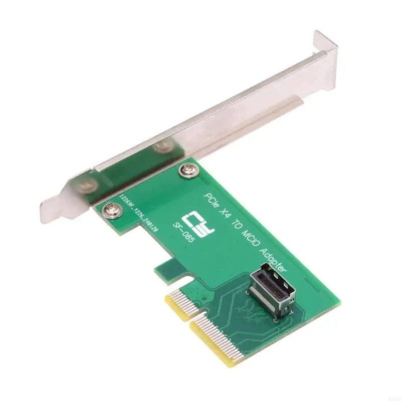 920L PCIE Card 5.0 4X to MCIO Female Host Adapter for PCIe SSDs Adapter Card with Long Brackets for Desktop Accessories
