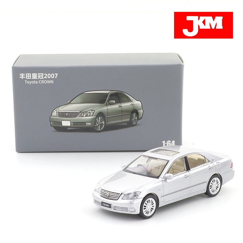 Modèle Réduit Toyota Crown Gen 14 1:64 - Mini Voiture Die-cast Bleue, Neuf
