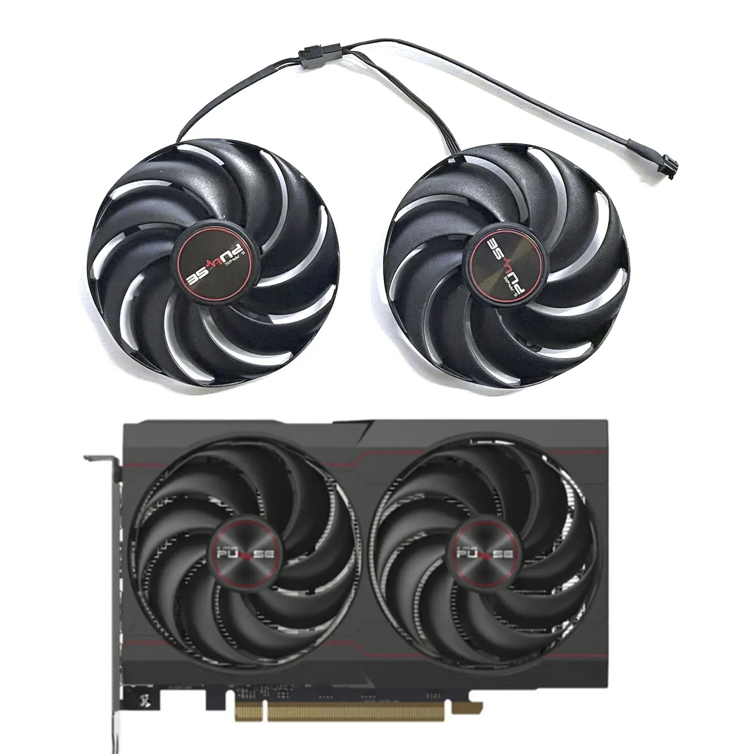 Nuova Ventola Gpu 4Pin Dc 12V 0.35A Fdc10H12D9-C 87Mm Rx 6600Xt Per Sapphire Radeon Rx 6600 Rx 6600Xt 8G D6 Platinum Edition
