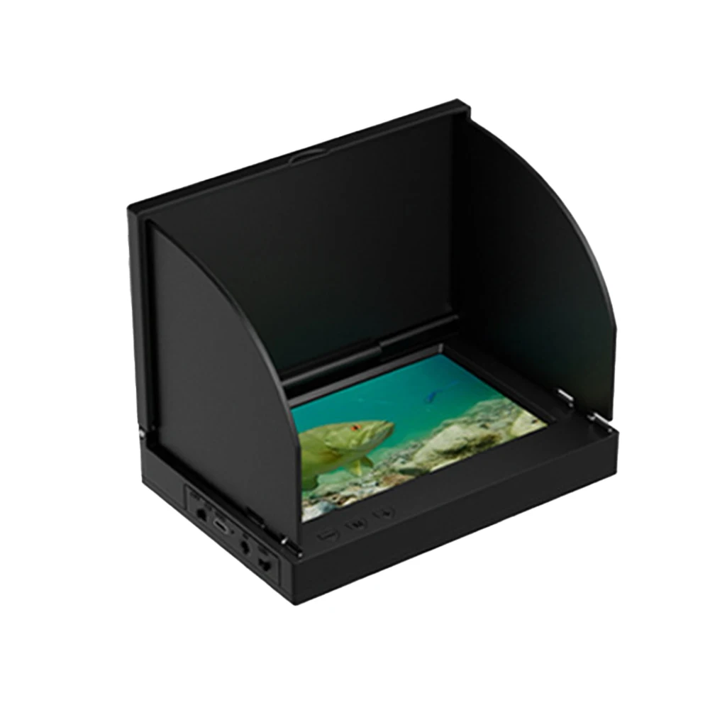 Portable Fish Depth Finder Water Handheld IP68 4.3 Inch LCD Fish Finder Underwater 220&deg; Fishing Camera With NightVision