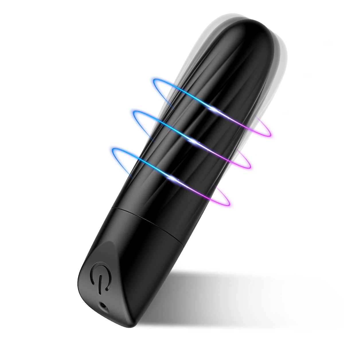Kleiner Kugelvibrator für Frauen, wasserdichter Klitorisvibrator mit vollem Silikon-Vibrations-Fingermassagegerät für G-Punkt-Nippel für Erwachsene