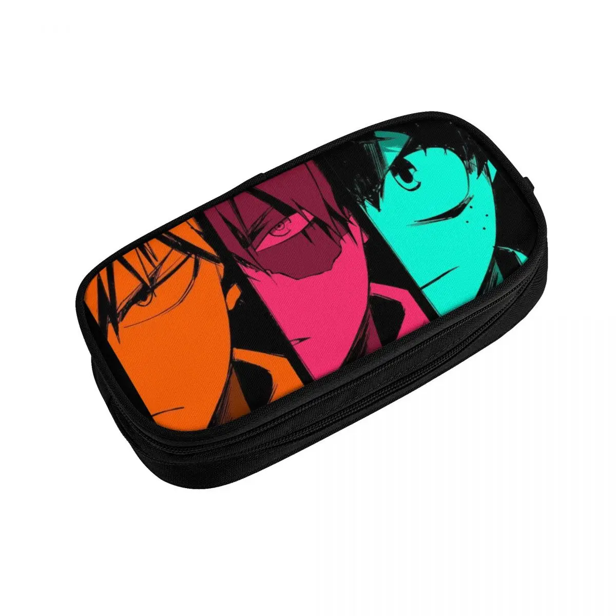 Custom Cute Classic Anime My Hero Academia Pencil Cases for Bakugo Izuku Todoroki Large Capacity Pen Box Bag School 