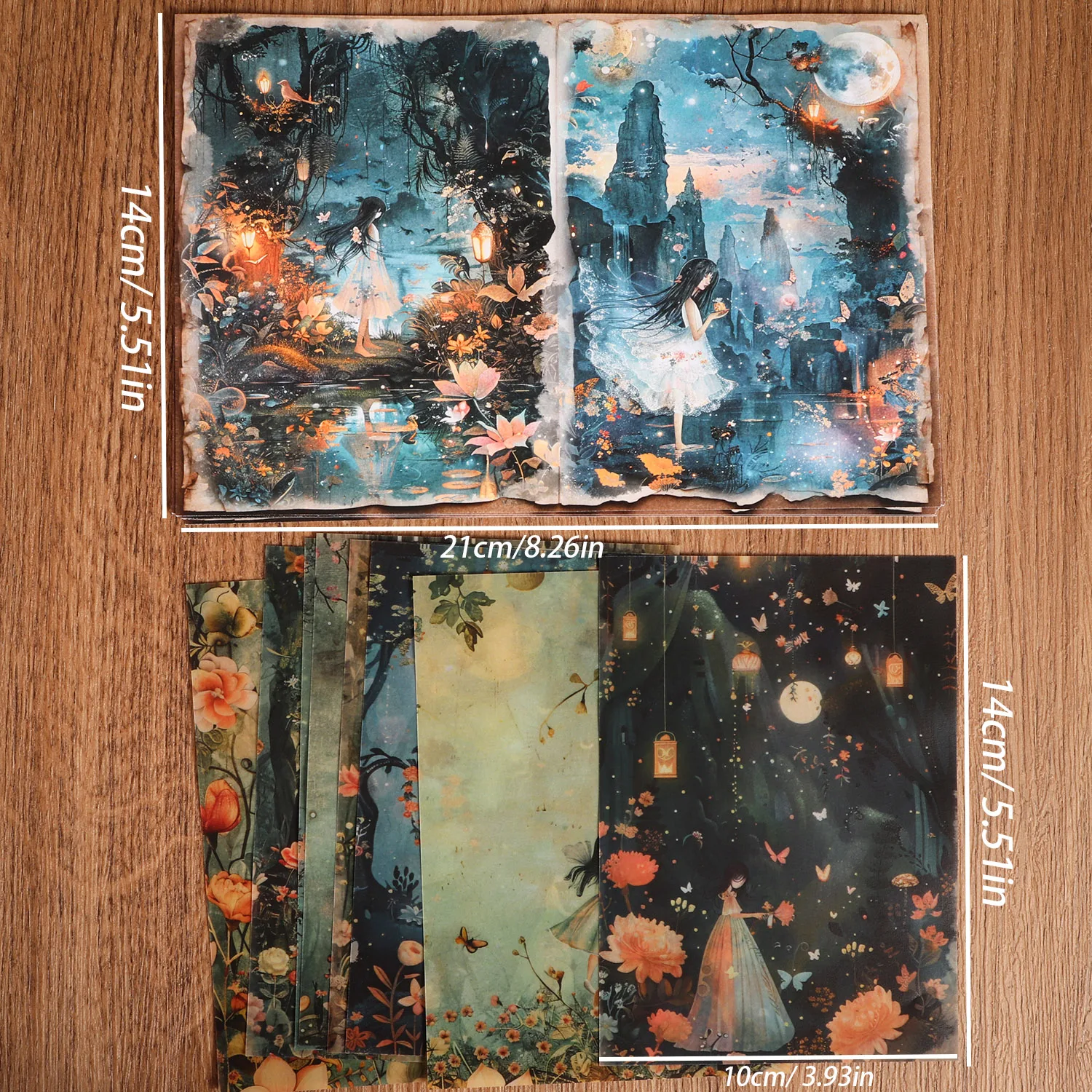 Fantasy Forest Scrapbook Paper Set 2