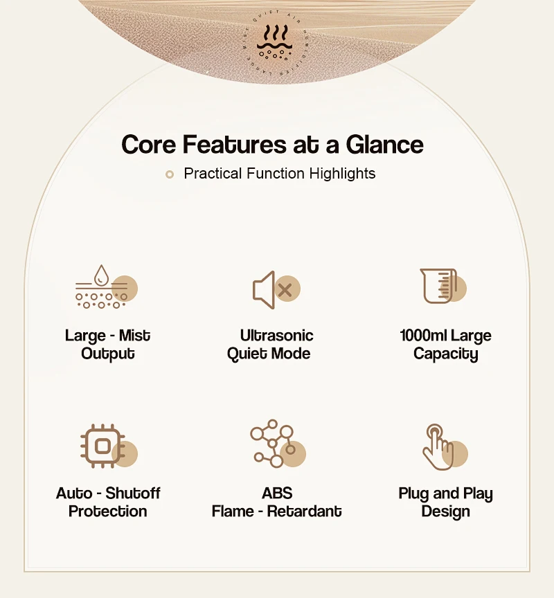 Description Picture 3 of itemAir Humidifier Rechargeable Ultrasonic Cool Mist Humidifier Enhanced Air Quality for Home Office Bedroom Baby Room