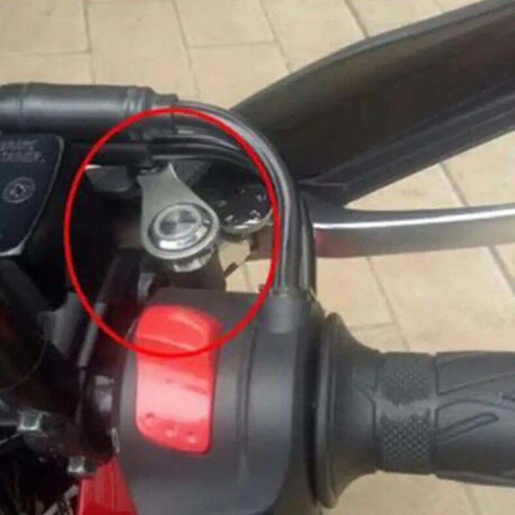Motorcycle Switch ON+OFF Handlebar Mount Push Button Work Light Control 12V Red LED For Headlight Fog Light Spotlight