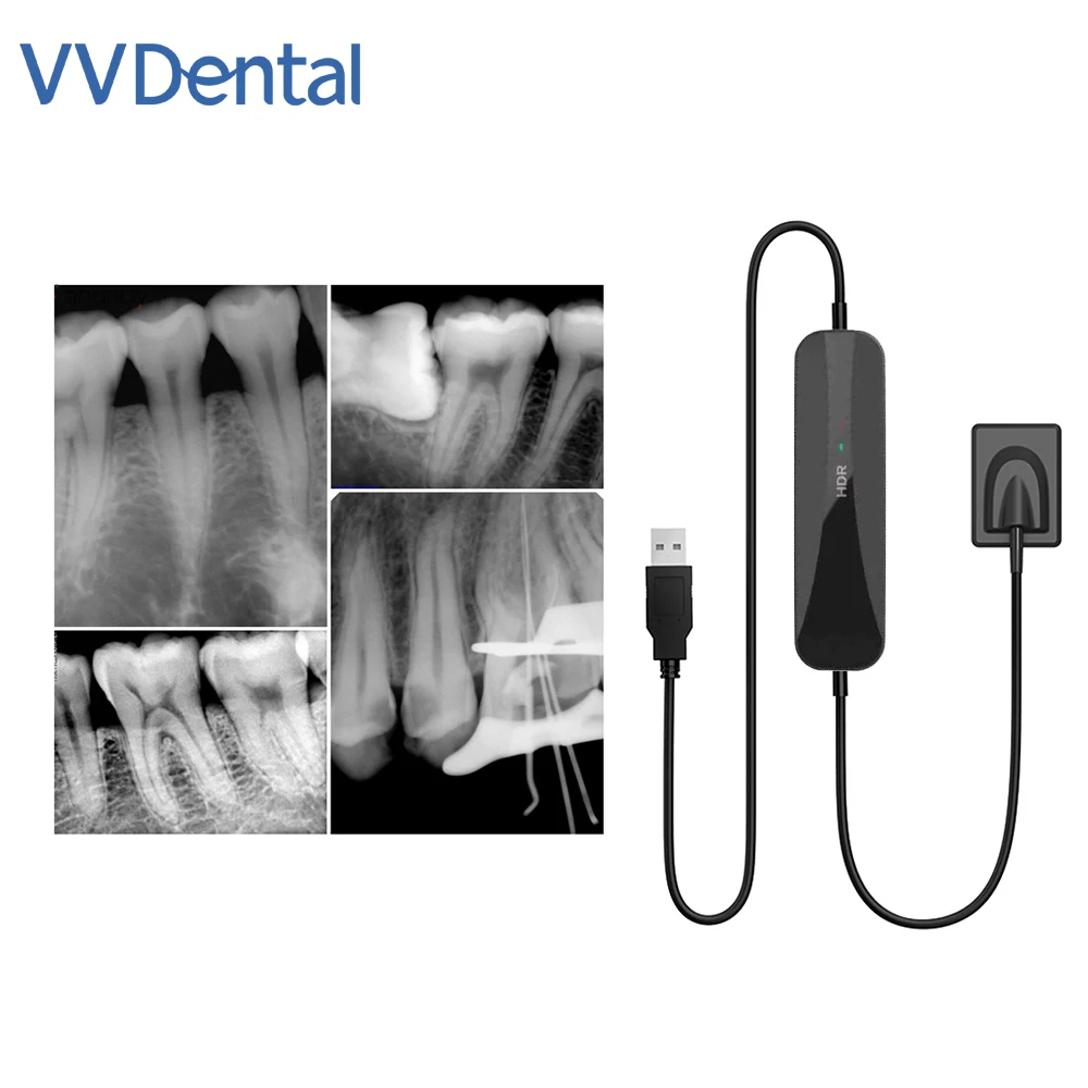 

VVDental Dental Sensor X-ray Sensor Radiovisiograph Portable RVG Intraoral RX Digital System HD Image for Dentistry