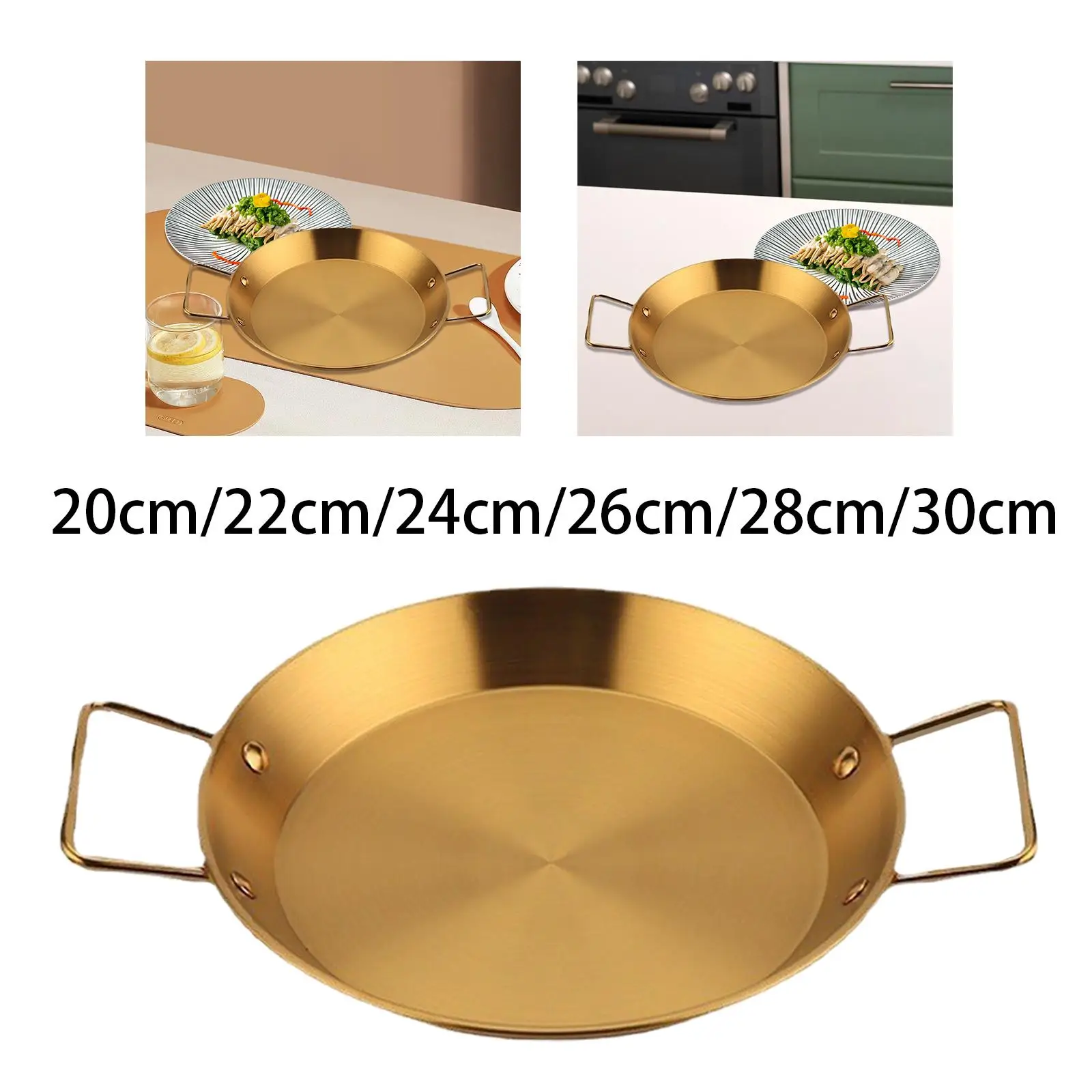 Korean Ramen Pot Kitchen Cookware Double Ear Multipurpose Travel Camping Golden Instant Noodle Pot Seafood Pot Kimchi Soup Pot