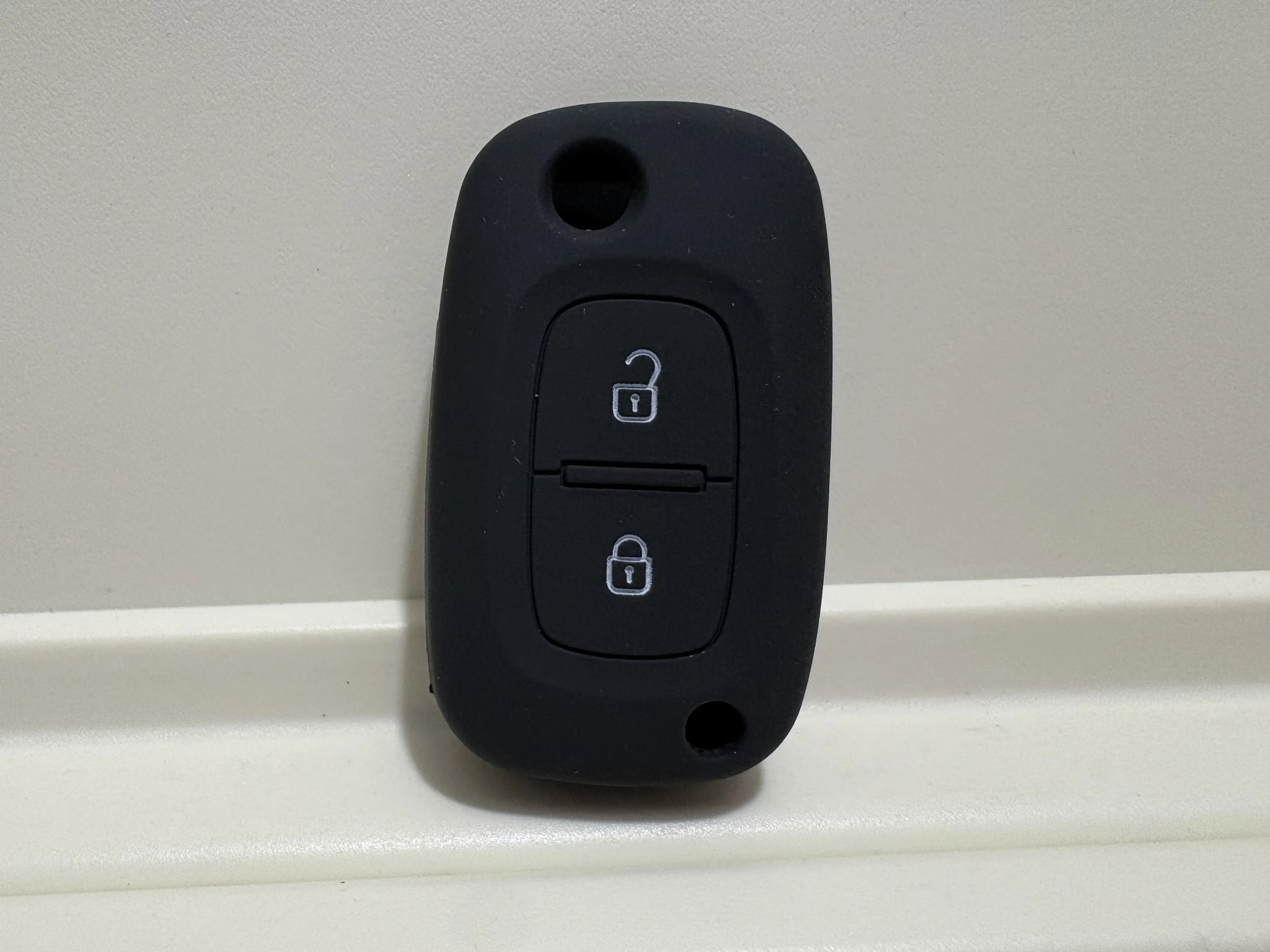 Premium Silicone Car Key Cover Case - Durable Flip & Fold Protection