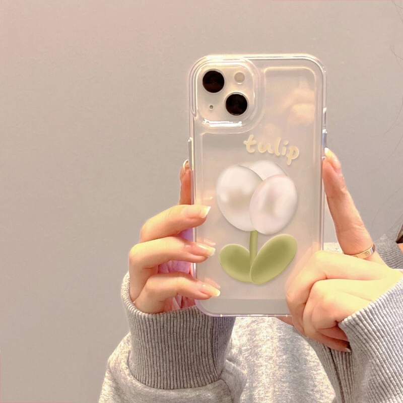 Phone cases Cartoon Three-Dimensional Flower Phone cases For iphone 11 12 13 Pro Max X Xs Max 7Plus 8Plus cool iphone 12 pro max cases