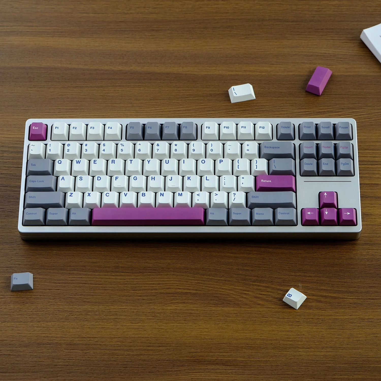 Teclado Mecânico Keycap Inglês Perfil Cereja Pbt Sublimação Dye Gmk Dmg Keycaps Switch mx Gk61 64 67 75 84 87 980
