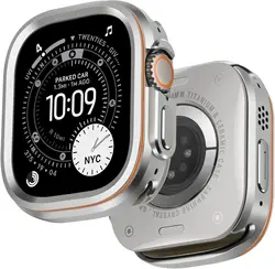 Metal Rugged Protective Bumper and Back Cover - Ultra 49mm (Silver)