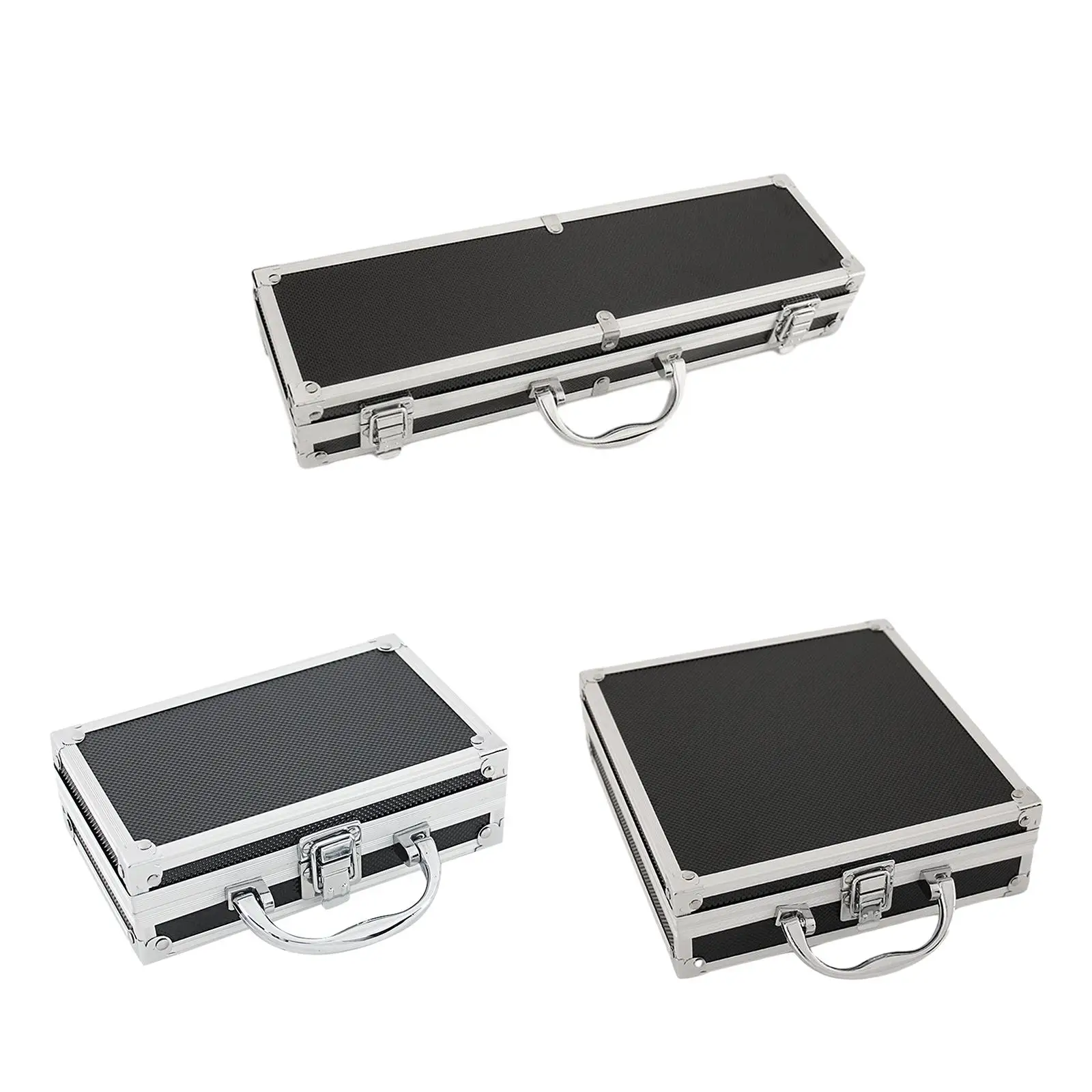 Mic Bag EVA Foam Interior Hard Shell Shockproof Multi Compartment Instrument Box Microphone Carrying Case Mic Gear Storage Box