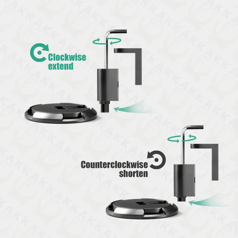 Door Stopper 1 set household silent punch-free invisible floor-mounted door stoppers for bathrooms and bedrooms