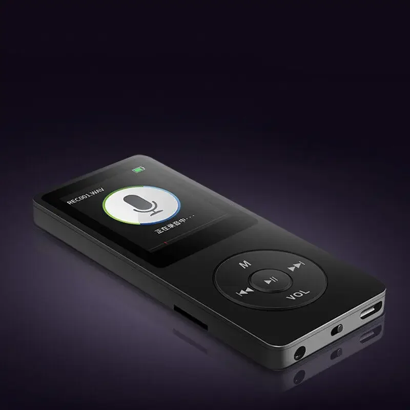 MP4 Player Portable USB Charging Record Digital Display Screen Media Lossless For Pocket Sports Running Walking Music