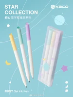 KACO FIRST Stars Gel Pens Aesthetic Stationery Items, Cute Signature Pen High Quality for Journaling Note Taking Office Gadgets 1