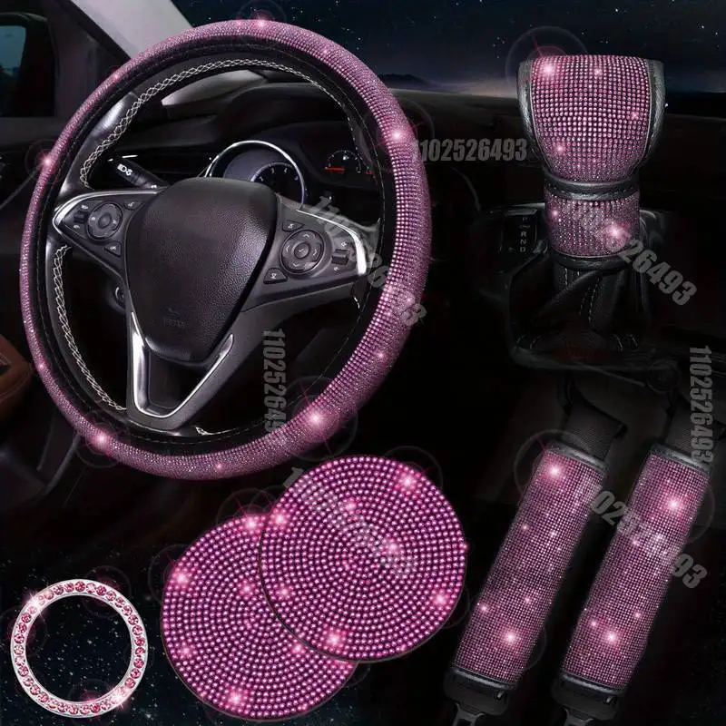 Stylish Rhinestone Car Interior Set. 1