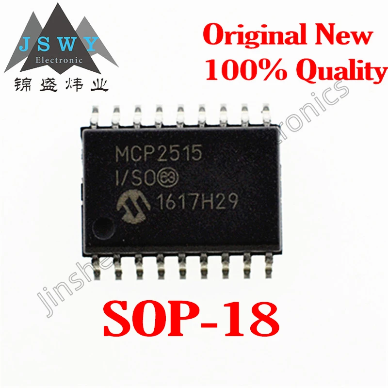 

5~30PCS MCP2515-I/SO SOP18 MCP2515-I/ST TSSOP20 MCP2515 interface CAN control chip IC 100% brand new and genuine Free shipping