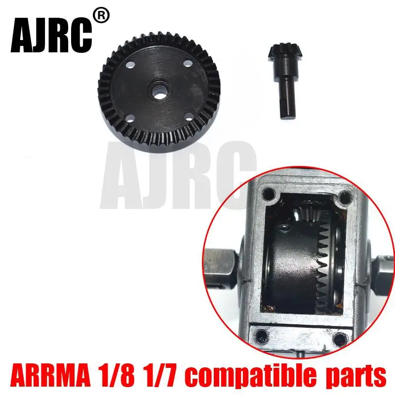 

ARRMA 1/8 1/7 MOJAVE/TYPHON/SENTON/KRATON/OUTCAST/TALION is suitable for 45# differential drive size helical gear AR310497/498