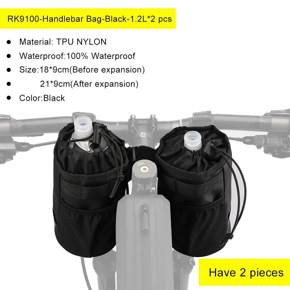 Rhinowalk Bike Bag Set 12L Or 1 Pc Bag Bike Saddle Bag Waterproof Cycling Handlebar Bag MTB Road Bike Top Tube Front Frame Bag 11