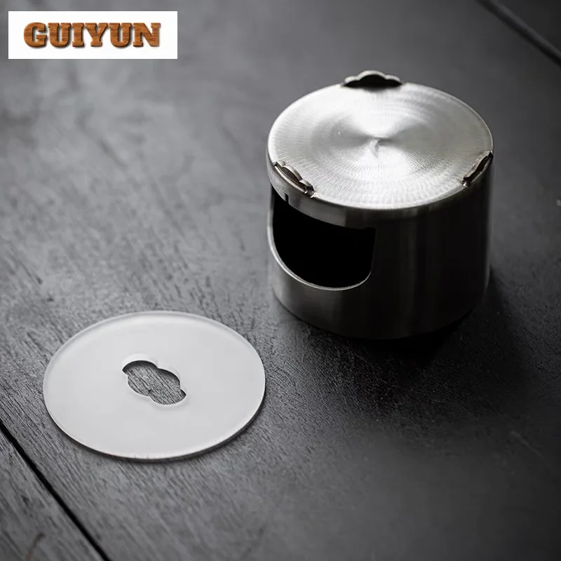 Stainless Steel Teapot Warmer Japanese Candle Warmer Lamp Tea Stove Furnace Tea Fire Stoves Kettle Stand Services Accessorie