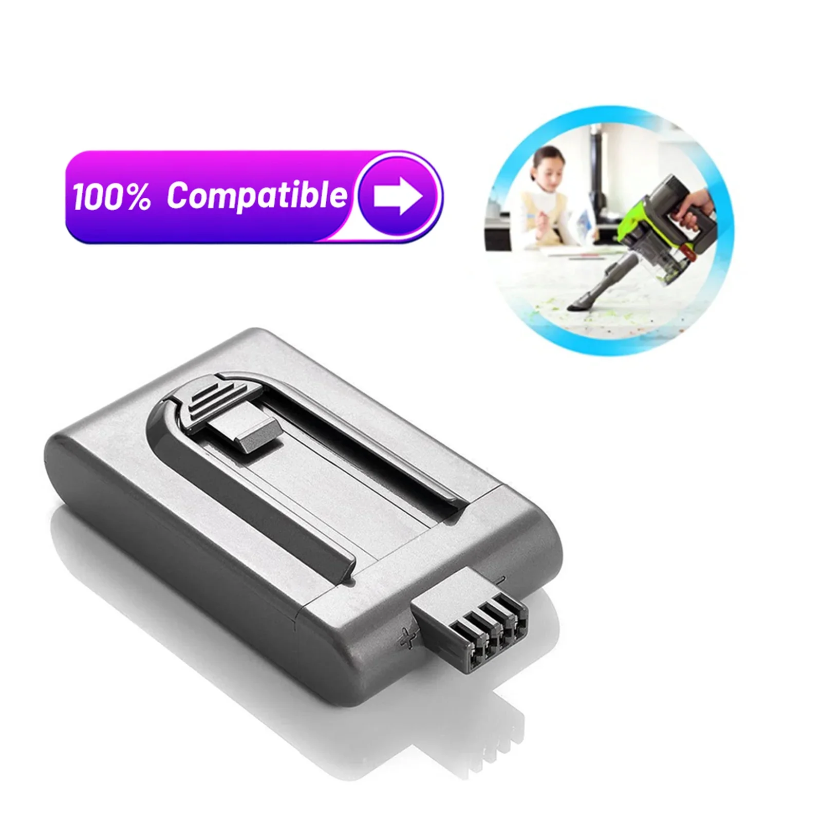 21.6V  lithium-ion rechargeable battery for Dyson vacuum cleaner DC16 DC12 12097 BP01 912433-01 L50 replacement battery 6