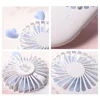 2024 New Mini Portable Fan Pocket Fan Cool Air Hand Held Travel Cooler Cooling Mini Fans USB Charging Mini Fan Office Home 6