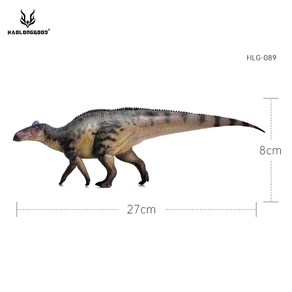 1:35 Haolonggood Edmontosaurus Dinosaurus Speelgoed Oude Prehistroy Diermodel