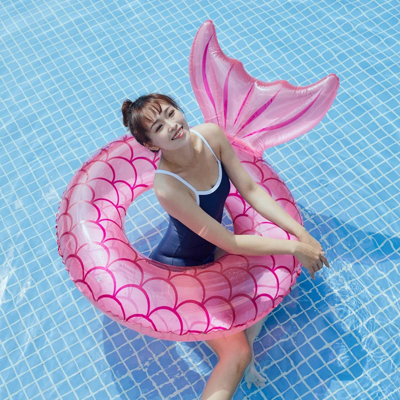 Cola de sirena piscina hinchable Anillo de natación para adultos - China  Anillo de baño y piscina de flotación precio