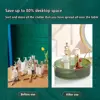 360 Rotating Makeup Organizer Tray Round Cosmetic Storage Holder for Jewelry, Perfume Rotating Spice Rack For Bathroom Kitchen 3