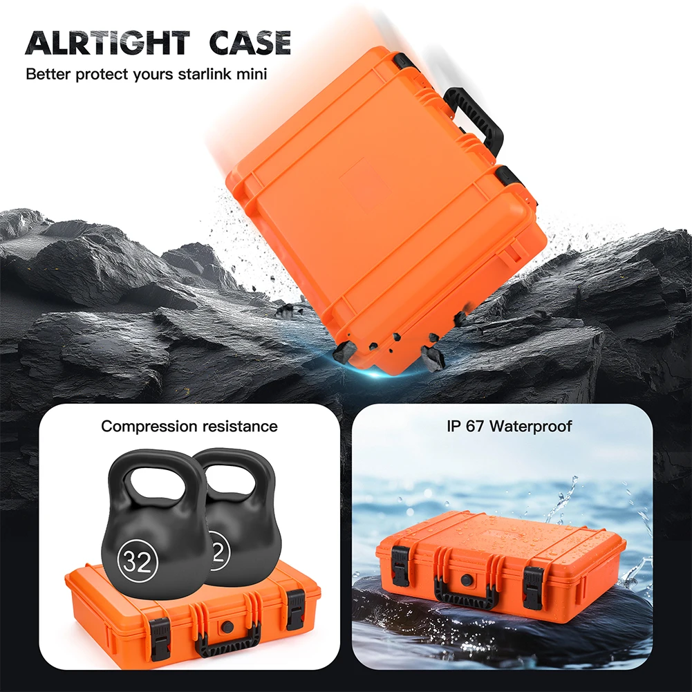 thumbnail image 2 of Kisdoo Starlink Mini Outdoor Carrying Case,Starlink Mini Master Disk 2 of 12
