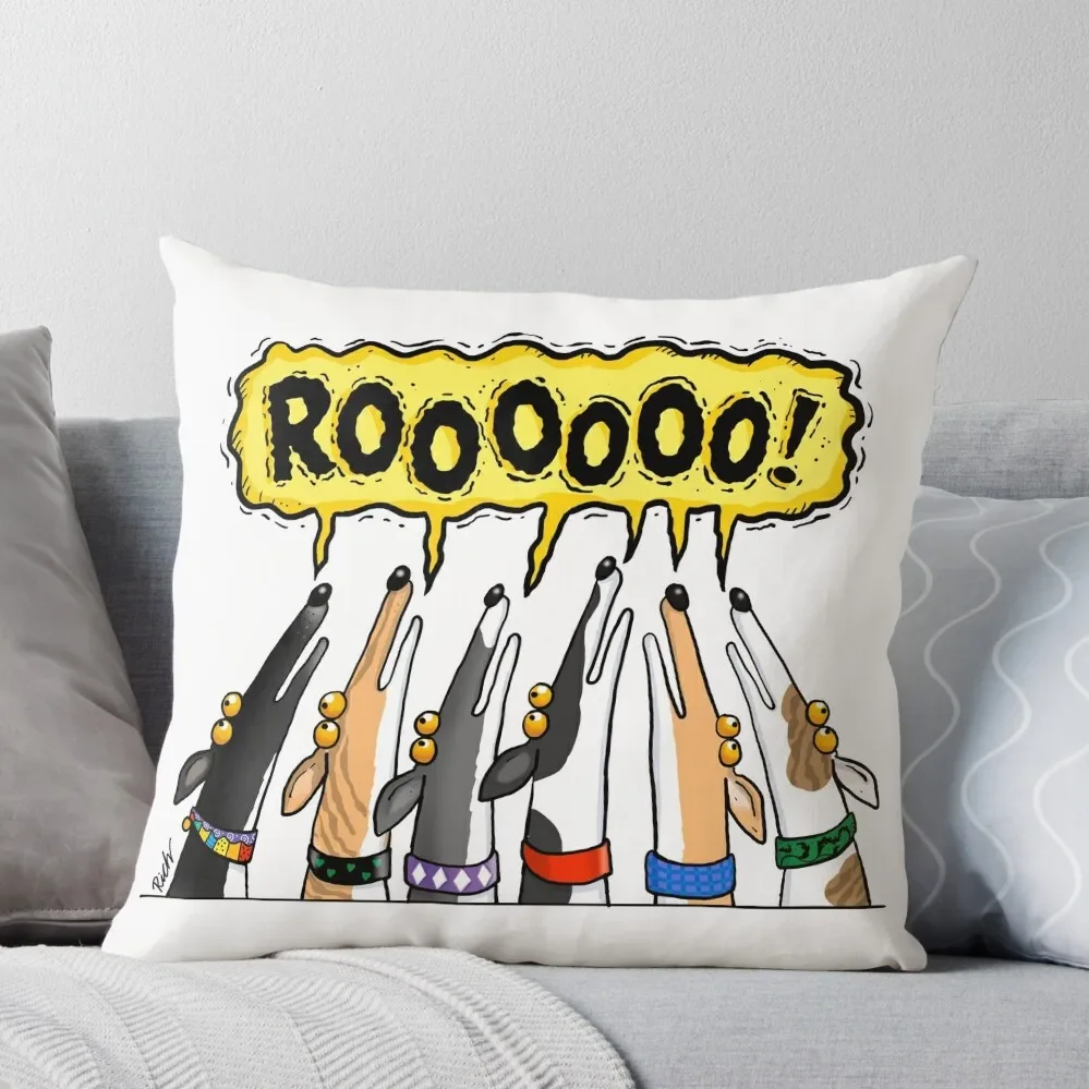 

Roooooo! Throw Pillow New year Christmas Cushion For Home Pillowcase