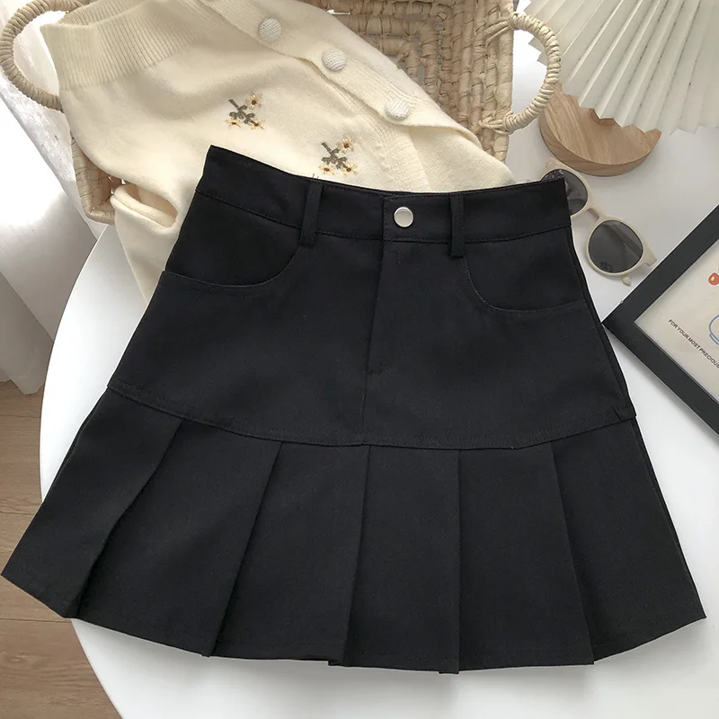 High Waist Pleated Skirt 3