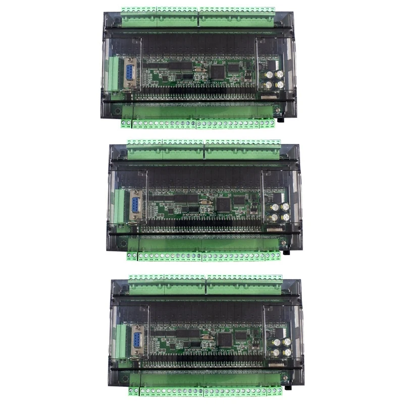 

2X FX3U 48MR RS485 RTC (Real Time Clock) 24 Input 24 Relay Output 6 Analog Input 2 Analog Output Plc Controller