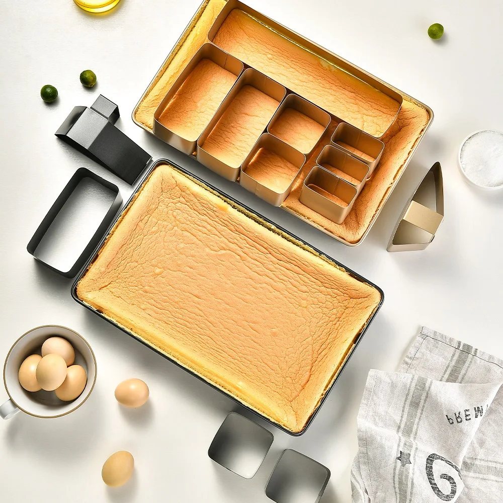 10pcs Multifunctional Non-stick Alphabet Number Baking Pan Carbon Steel Easy To Demold Cake Mold DIY Bread Mold Oven