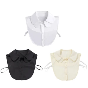Round Collar Turtleneck Faux Collar Blouses Collar Women Clothing Accessories