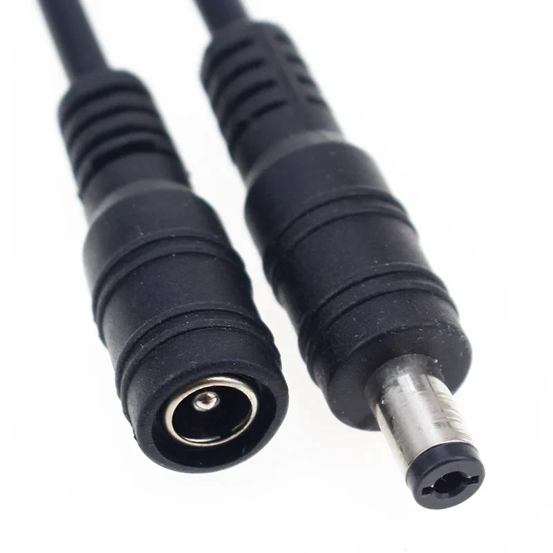 Power Plug 5pcs/10pcs 5.5x2.1mm DC Male Female Cable Wire Connector Adapter Socket Jack For LED Strip Light