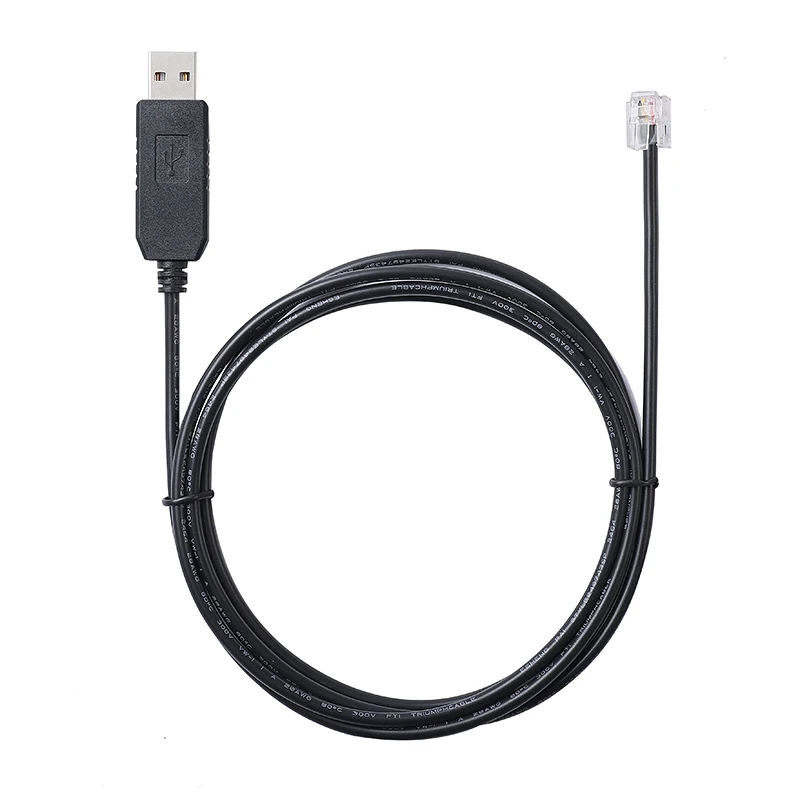Silion Labs USB RS232 to RJ11 Serial Debug Cable for US2000 US2000 Plus US3000 Lithium Battey