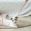 Simulated Mouse Tail Cat Toy Cat Teaser Funny Stick Silicone Long Tail Pet Interactive Toys for Cats Kitten Hunting Pet Products