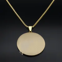 Collier amulette pentagrammaton pour femmes et hommes, en acier inoxydable, Talisman juif israélien, chaîne de pentacle, bijoux NZZZ499S02 4