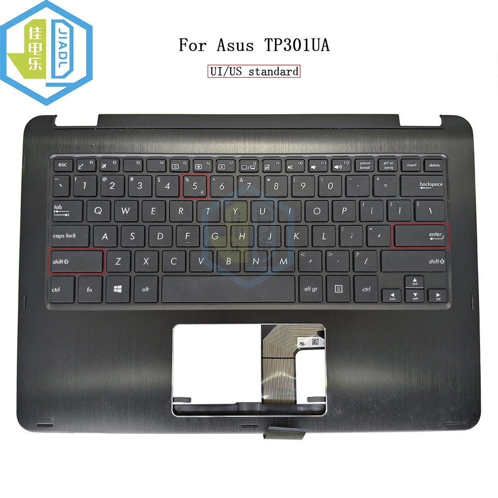 Topcase de teclado espanhol latino, tampa superior