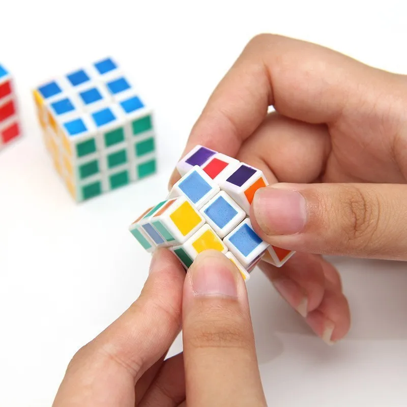 3개입 3CM 미니 큐브 퍼즐 3x3x3 재미있는 파티 선물 어린이 학교 보상 교실 상품 생일, 부활절, 크리스마스에 딱 좋아요