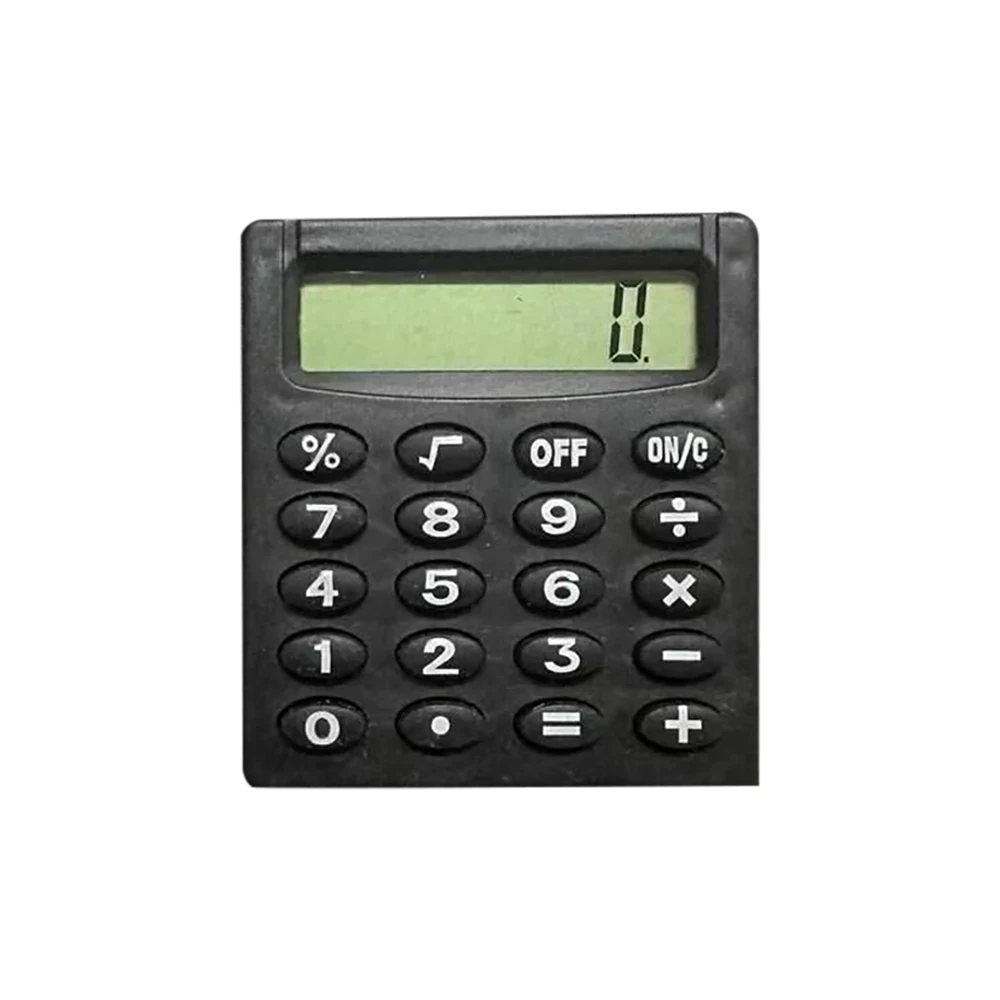 آلة حاسبة الجيب بلون الحلوى مكونة من 8 أرقام، آلة حاسبة محمولة مربعة الشكل، أدوات مكتبية للمدرسة، أدوات مكتبية للجيب
